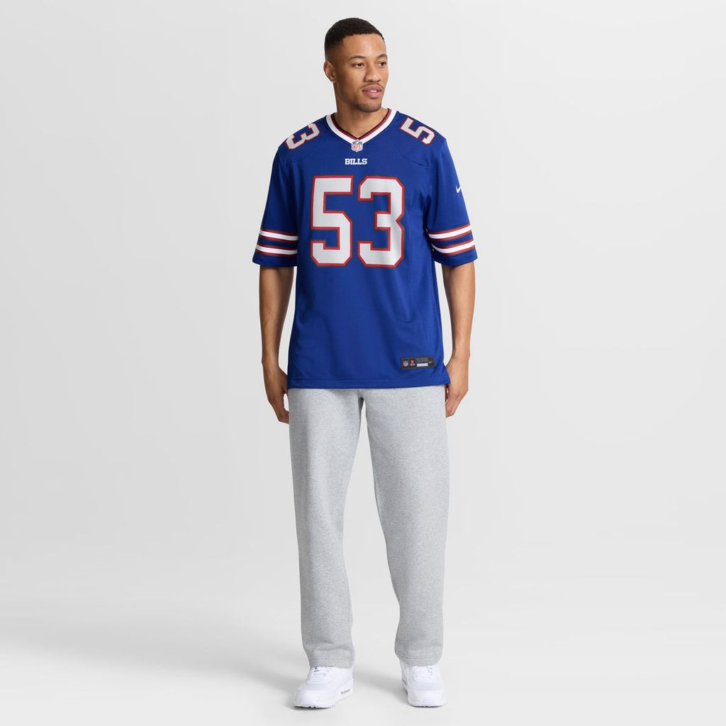 Men's Buffalo Bills Lloyd Cushenberry III Nike  Royal Team Game Jersey