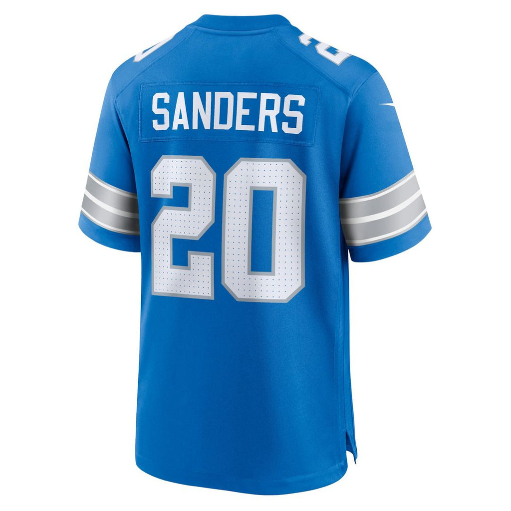 Men's Detroit Lions Barry Sanders Nike Black 2nd Alternate Retired Player Game Jersey