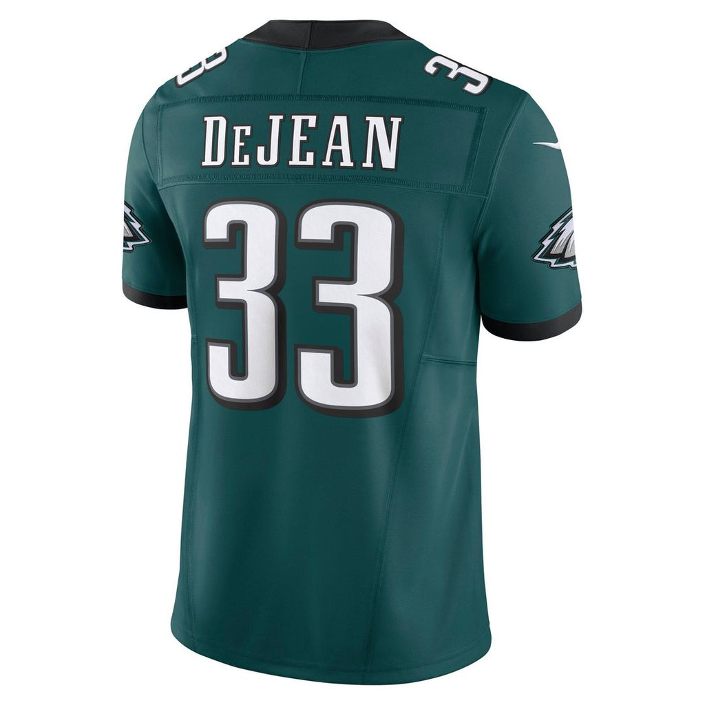 Men's Philadelphia Eagles Cooper DeJean Nike Midnight Green Team Vapor F.U.S.E. Limited Jersey