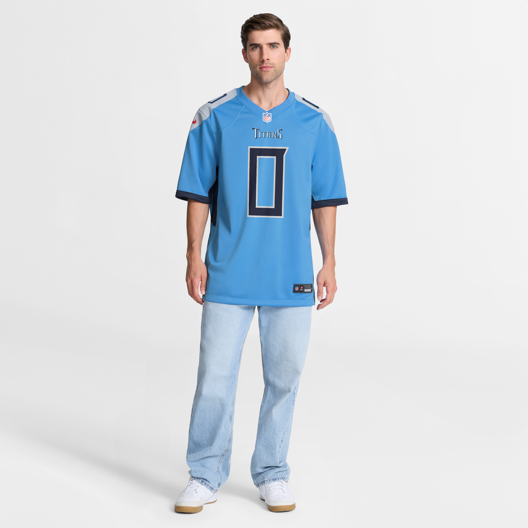 Men's Tennessee Titans Calvin Ridley Nike  Light Blue Team Game Jersey