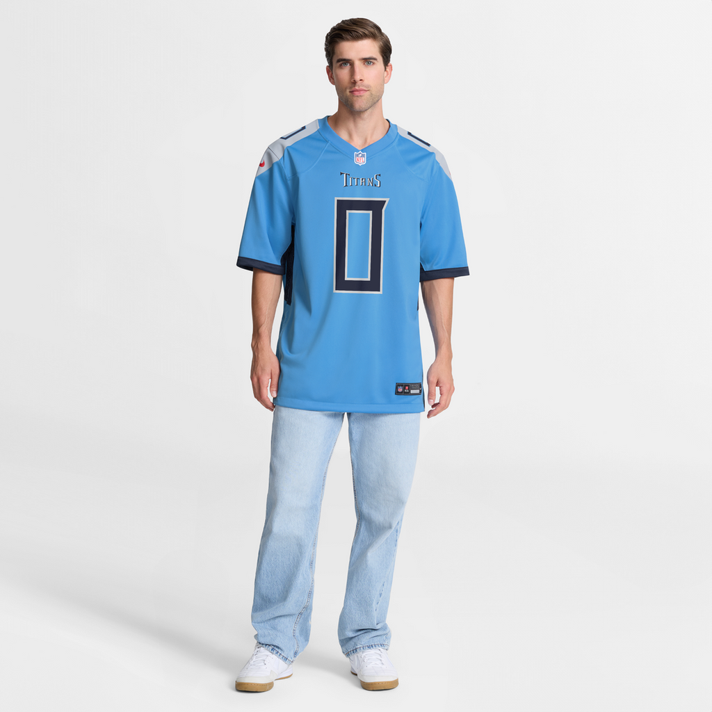 Men's Tennessee Titans Calvin Ridley Nike Navy Game Player Jersey