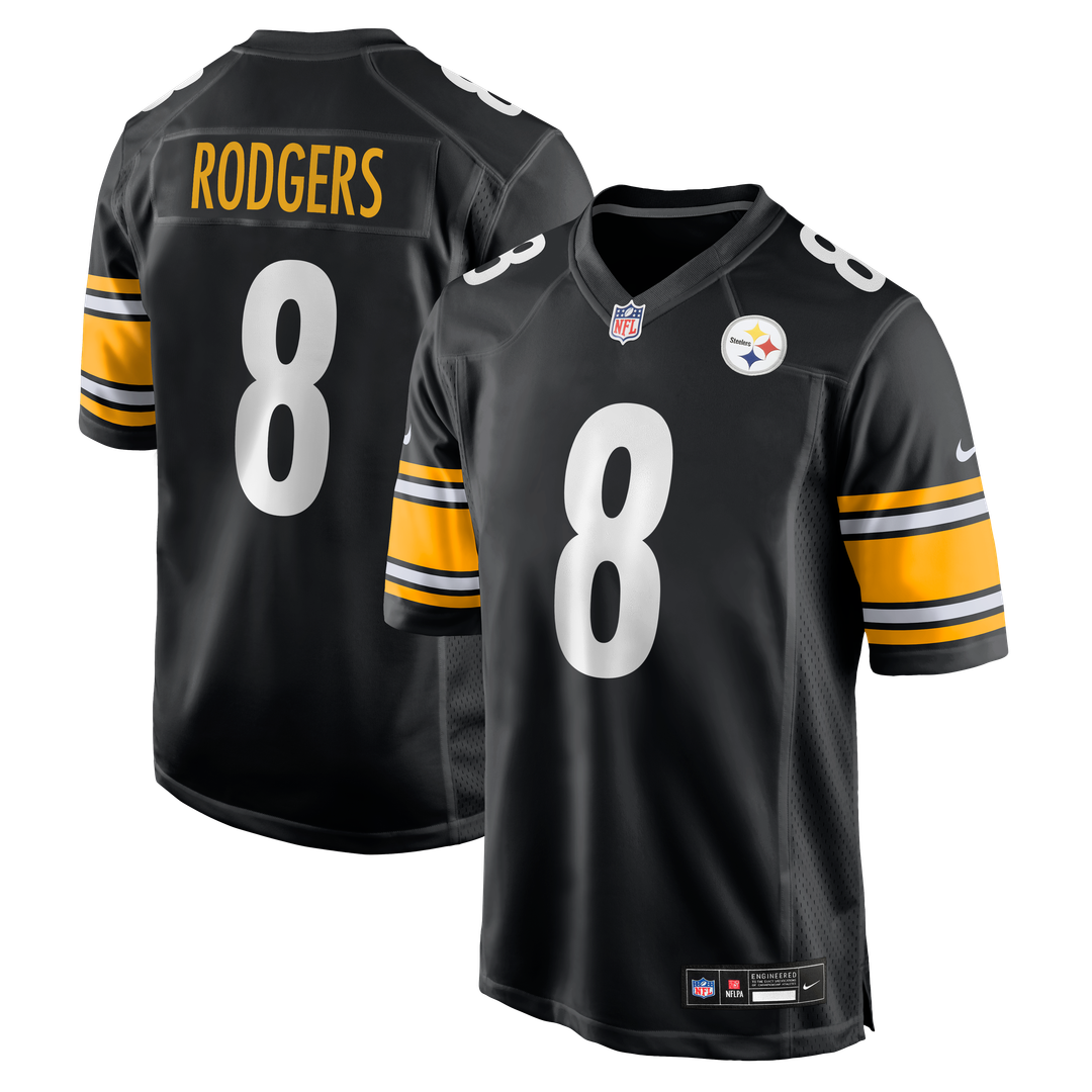 Men's Pittsburgh Steelers Aaron Rodgers Nike White Game Jersey