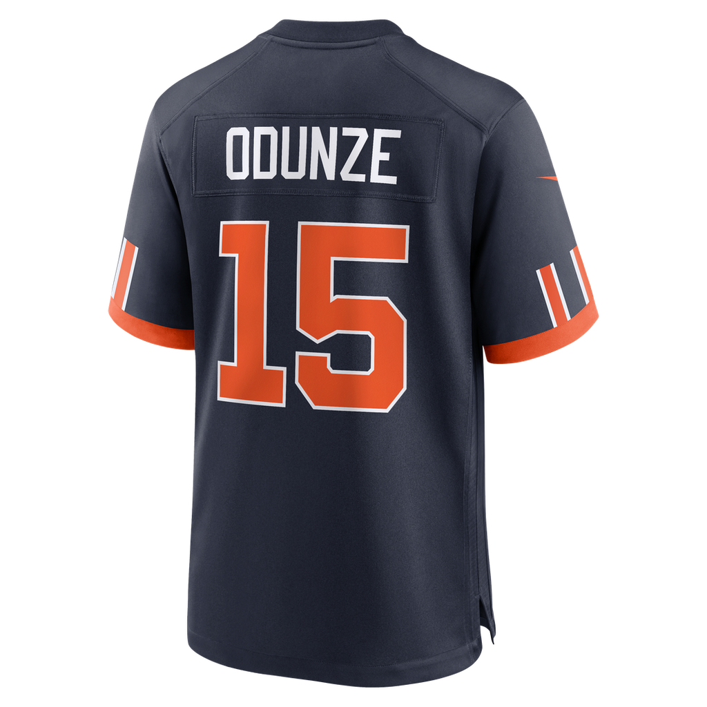 Men's Chicago Bears Rome Odunze Nike Navy 2026 Rivalries Collection Game Jersey