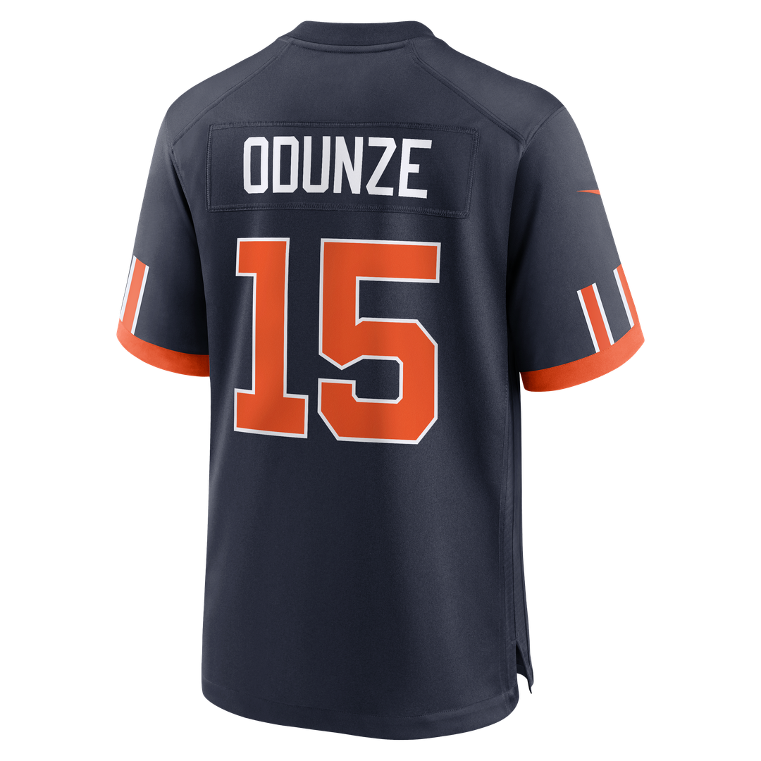 Men's Chicago Bears Rome Odunze Nike Navy 2026 Rivalries Collection Game Jersey