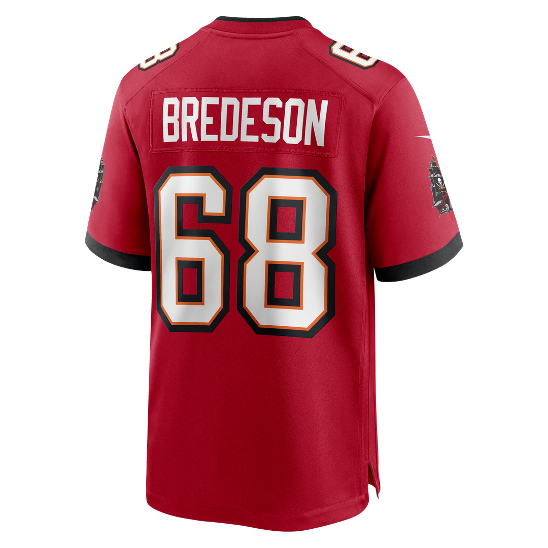Men's Tampa Bay Buccaneers Ben Bredeson Nike  Red  Game Jersey