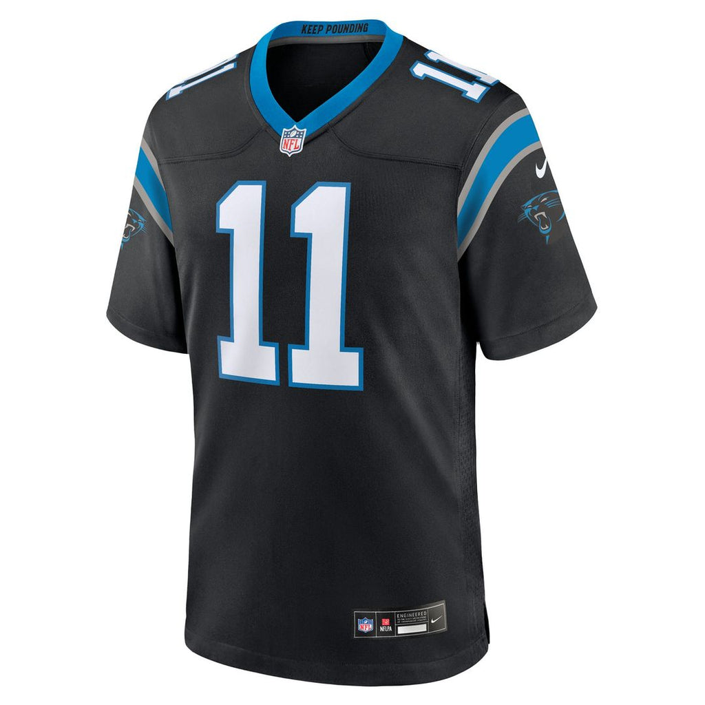 Men's Carolina Panthers Nic Scourton Nike  Black Team Game Jersey