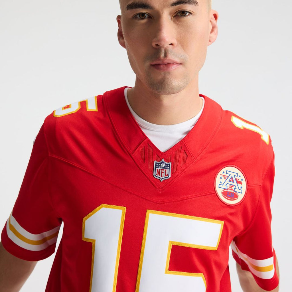 Men's Kansas City Chiefs Patrick Mahomes Nike White Vapor F.U.S.E. Stitched Limited Jersey