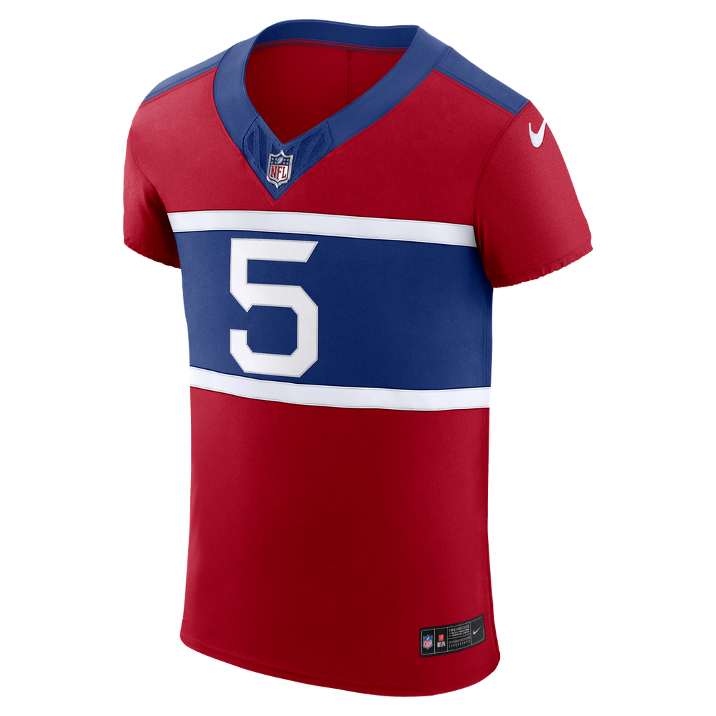 Men's New York Giants Kayvon Thibodeaux Nike Red Alternate Vapor F.U.S.E. Elite Jersey