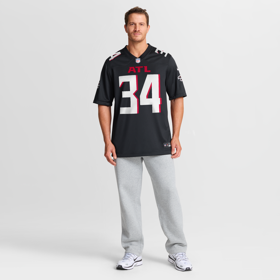 Men's Atlanta Falcons Ray Buchanan Nike Black Game Retired Player Jersey