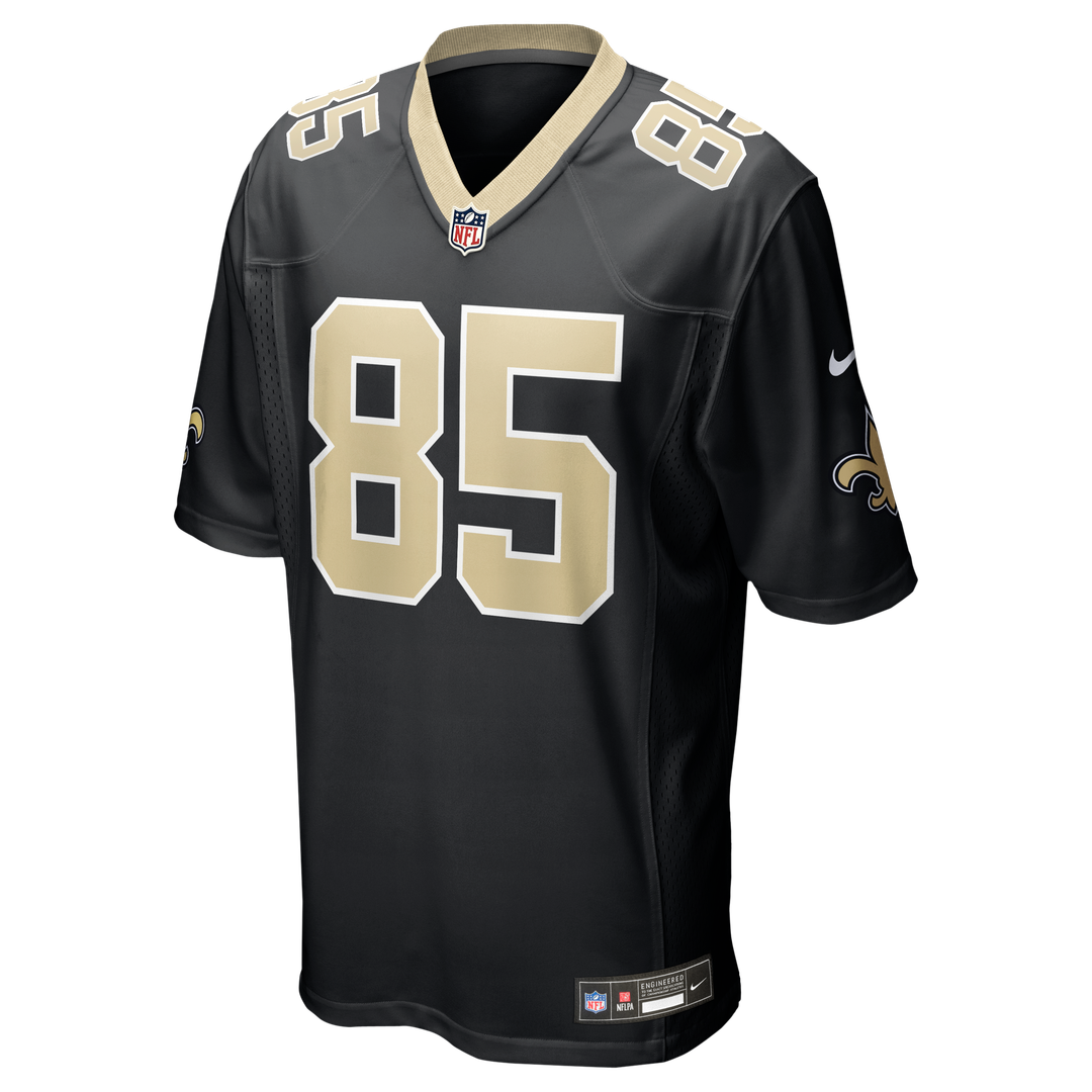 Men's New Orleans Saints Jontre Kirklin Nike  Black Team Game Jersey