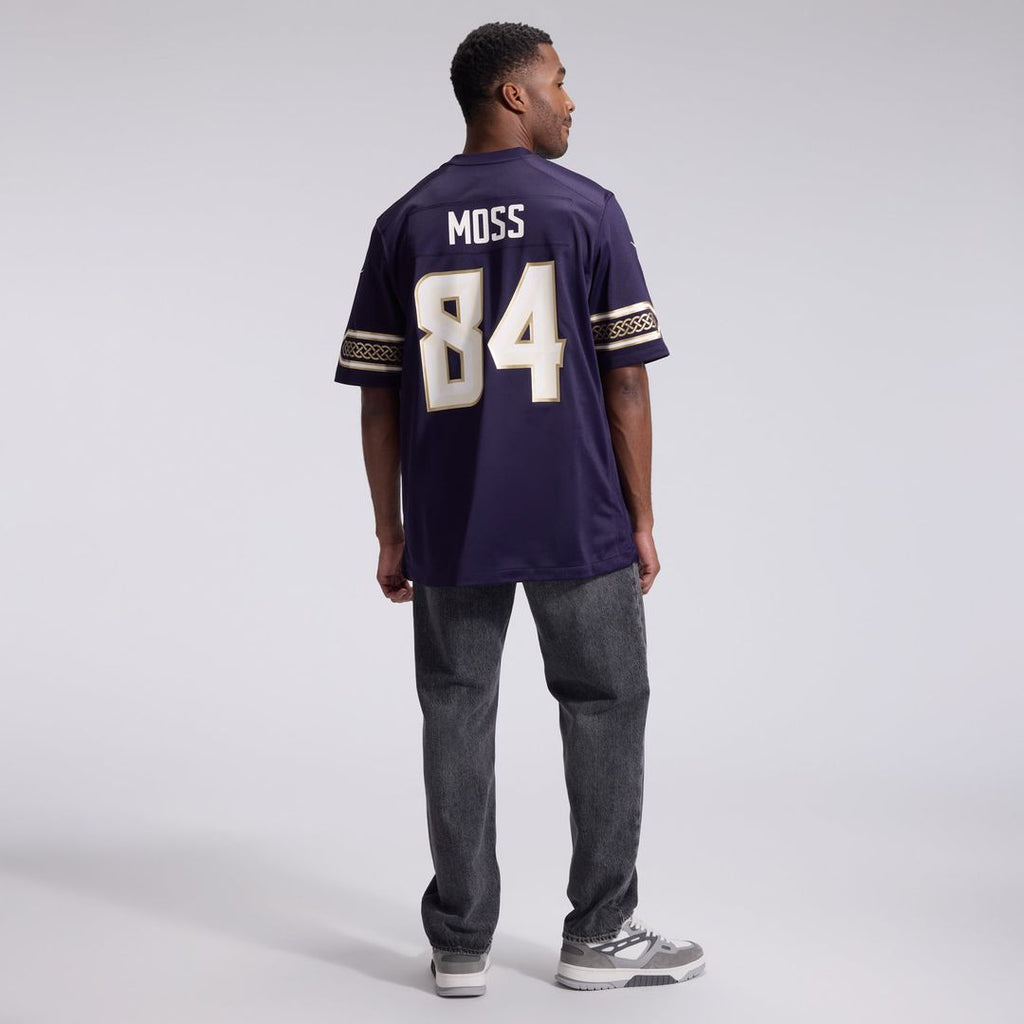 Men's Minnesota Vikings Randy Moss Nike Purple 2026 Rivalries Collection Game Jersey