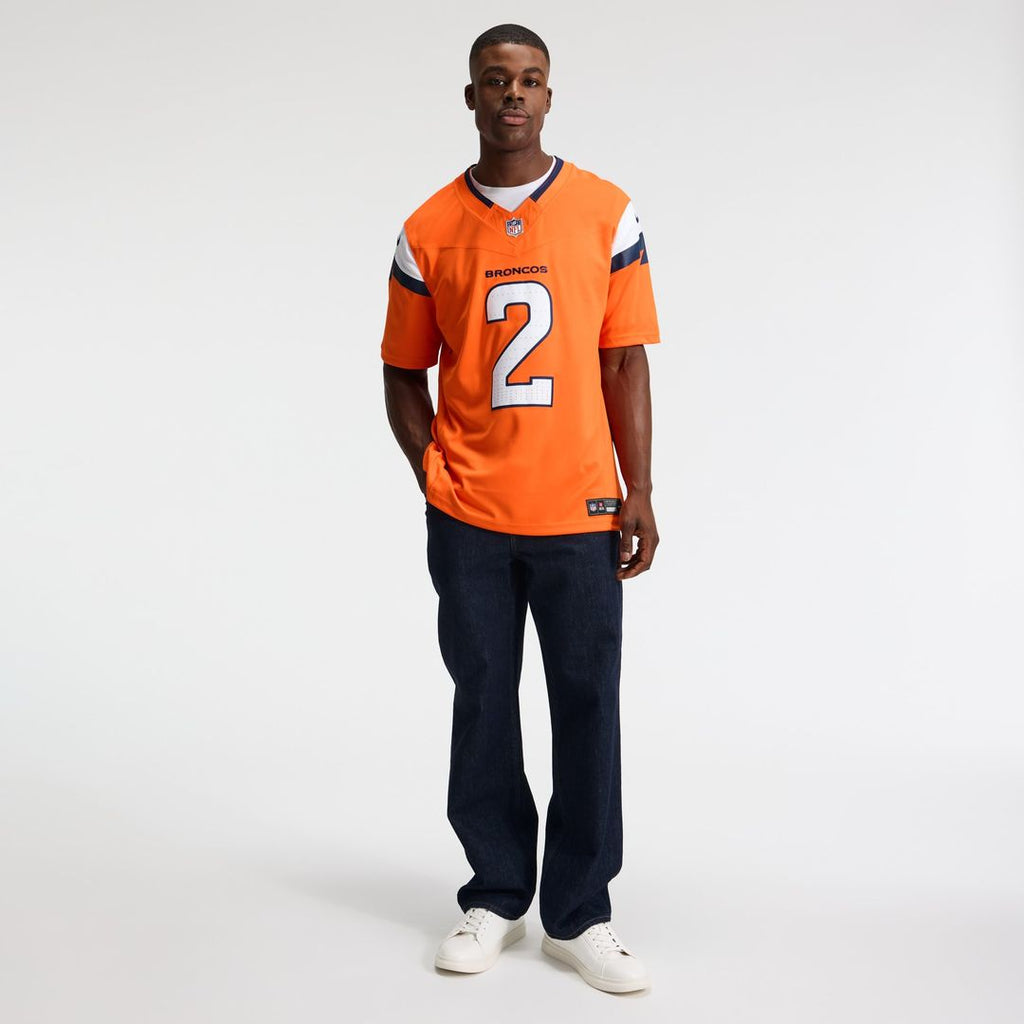 Men's Denver Broncos Pat Surtain II Nike White Vapor F.U.S.E. Stitched Limited Jersey