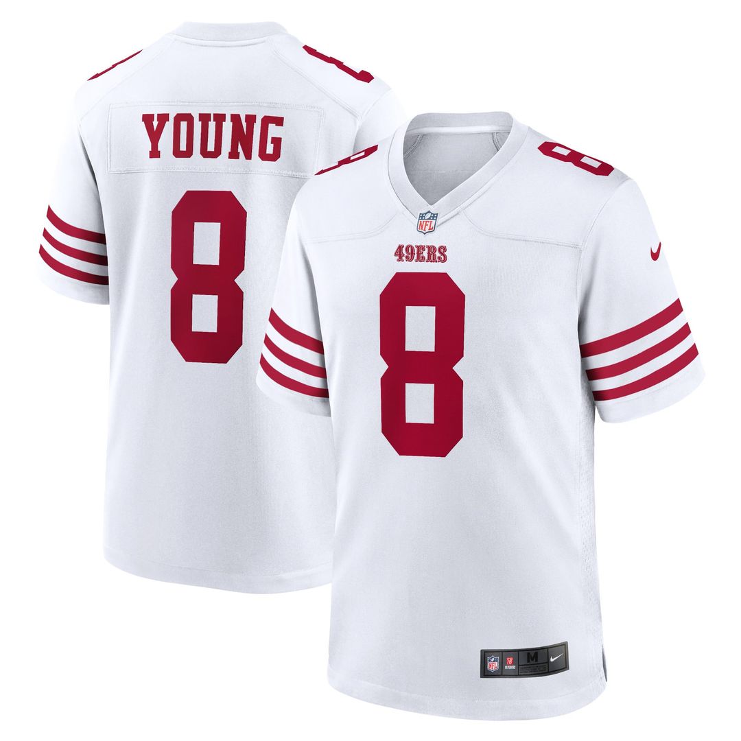 Men's San Francisco 49ers Steve Young Nike Scarlet Retired Player Game Jersey