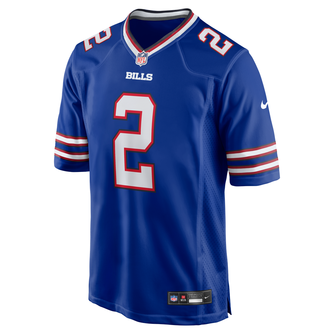 Men's Buffalo Bills Tyler Bass Nike Royal Game Player Jersey