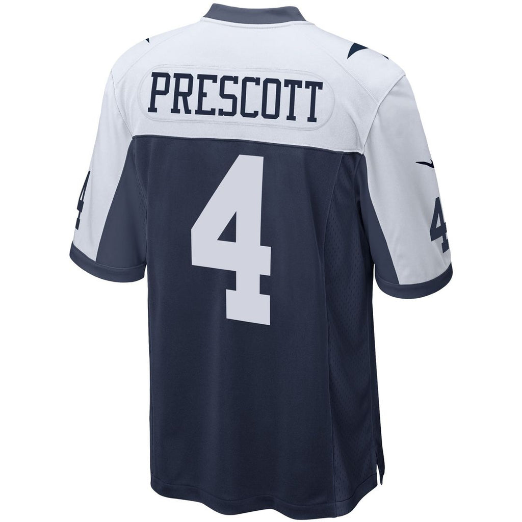 Men's Dallas Cowboys Dak Prescott Nike White Alternate Game Team Jersey