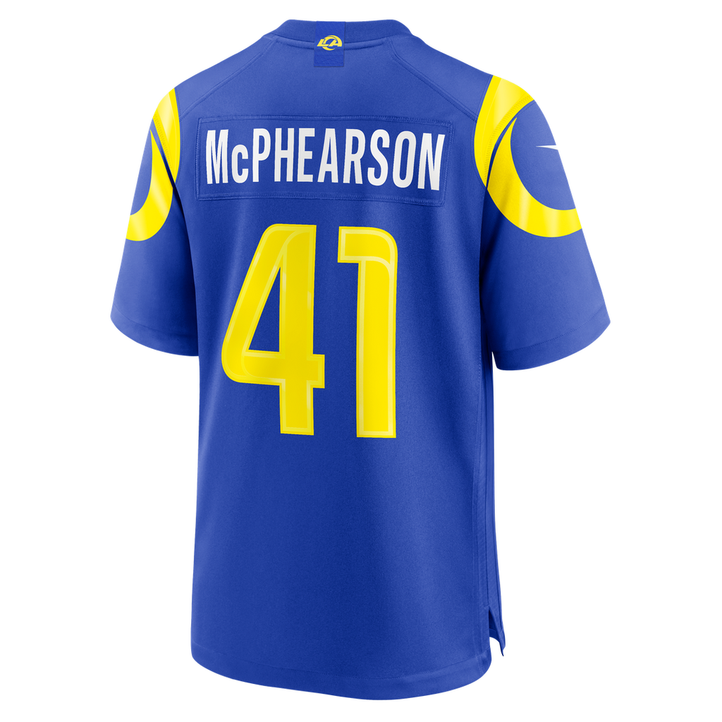 Men's Los Angeles Rams Zech McPhearson Nike Royal Team Game Jersey