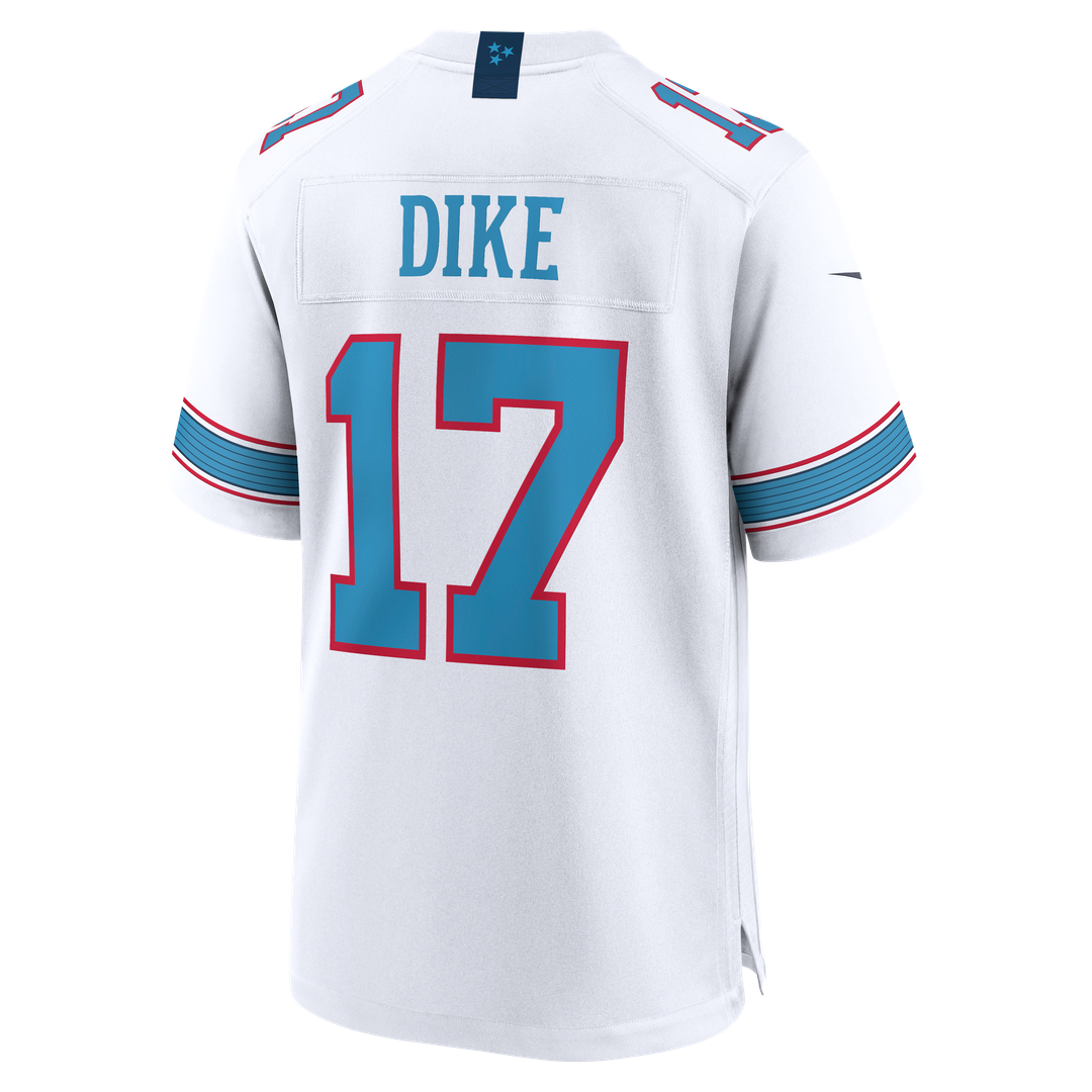 Men's Tennessee Titans Chimere Dike Nike  Light Blue Team Game Jersey