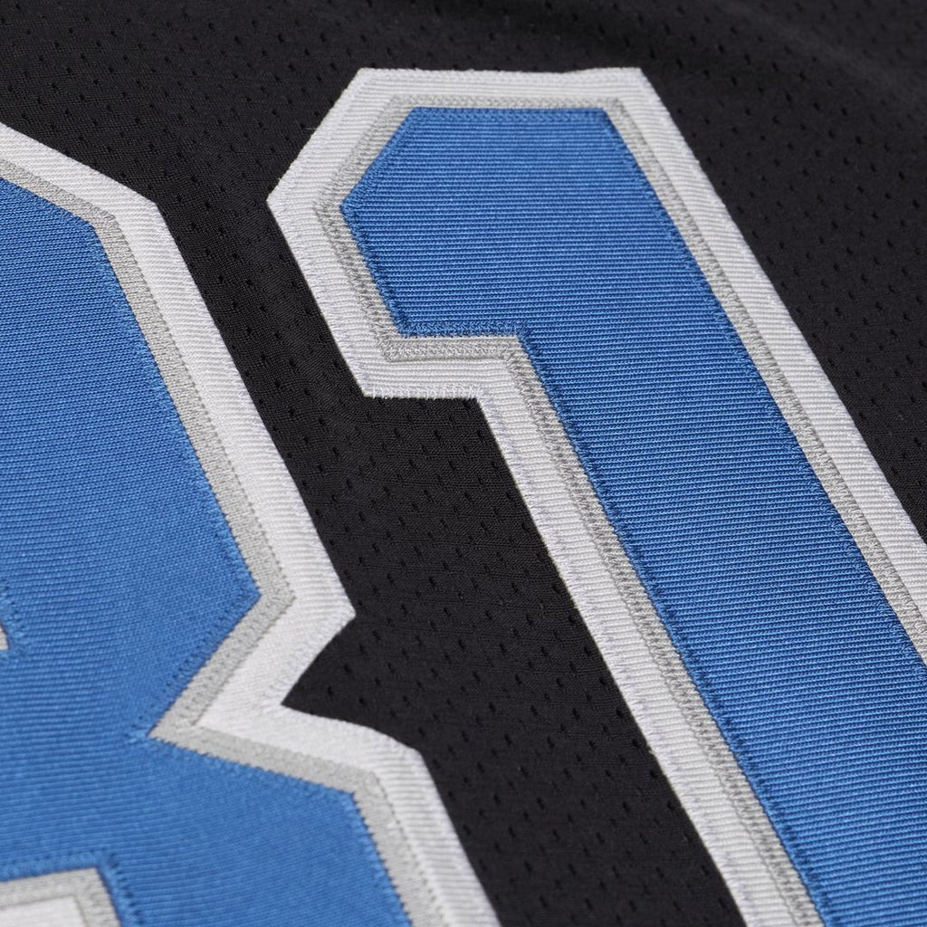 Men's Detroit Lions Calvin Johnson Mitchell & Ness Black 2007 Authentic Throwback Jersey