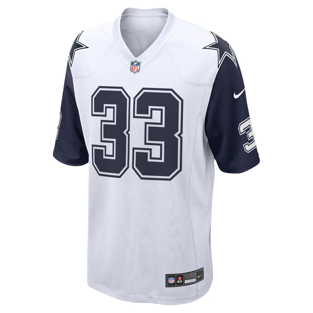 Men's Dallas Cowboys Javonte Williams Nike White Alternate Game Jersey