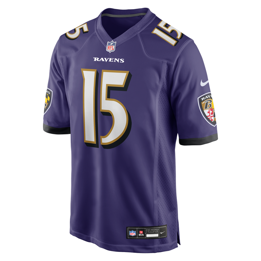 Men's Baltimore Ravens Cooper Rush Nike  Purple Team Game Jersey