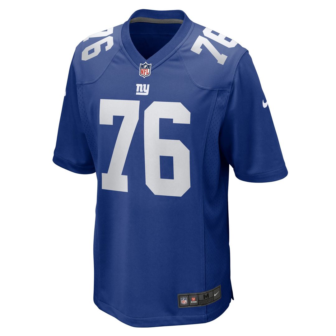 Men's New York Giants Jon Runyan Nike  Royal Team Game Jersey