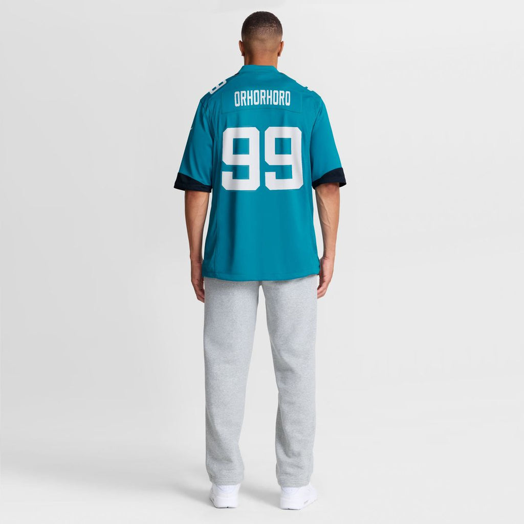 Men's Jacksonville Jaguars Ruke Orhorhoro Nike  Teal Team Game Jersey
