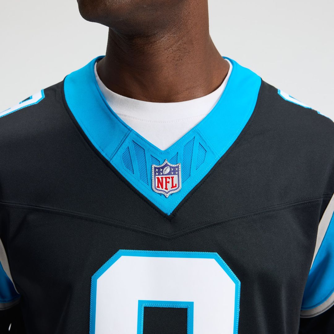 Men's Carolina Panthers Bryce Young Nike Blue Alternate Vapor F.U.S.E. Stitched Limited Jersey
