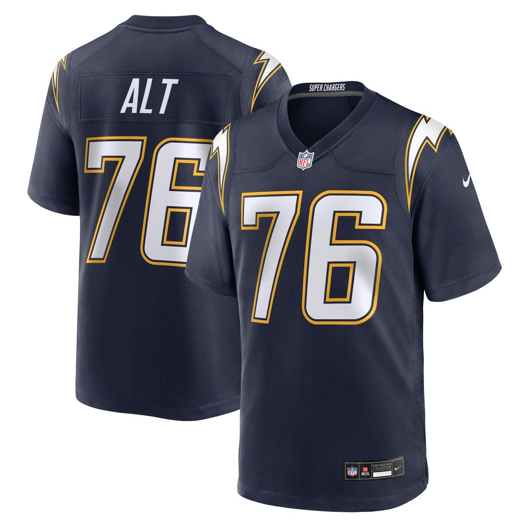 Men's Los Angeles Chargers Joe Alt Nike Powder Blue  Player Game Jersey