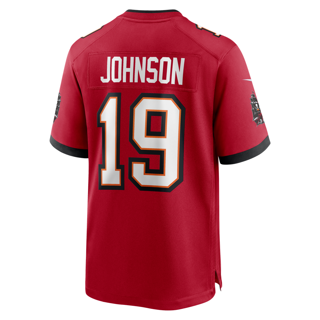Men's Tampa Bay Buccaneers Keyshawn Johnson Nike Red Game Retired Player Jersey