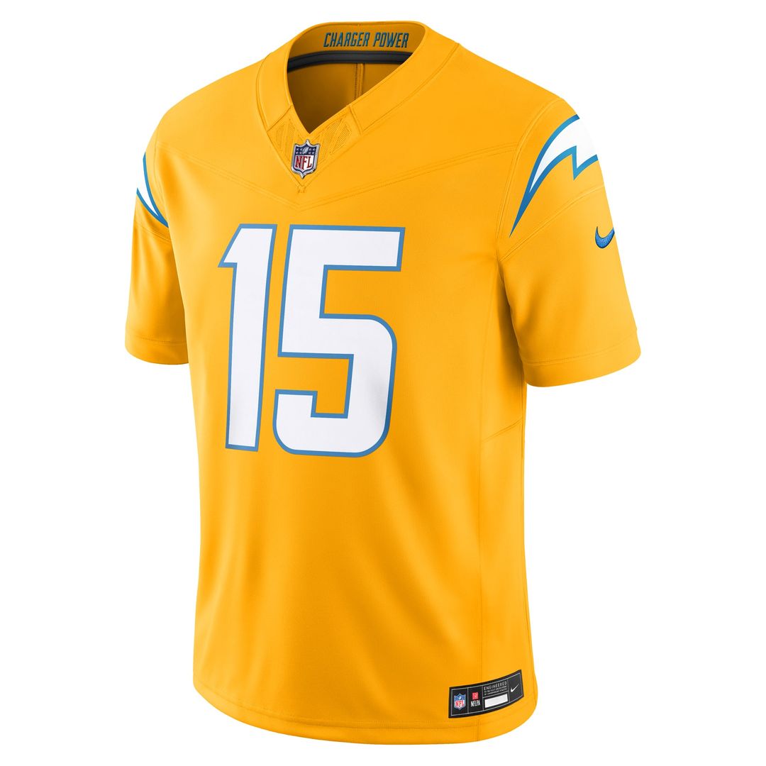 Men's Los Angeles Chargers Ladd McConkey Nike Powder Blue Team Vapor F.U.S.E. Limited Jersey