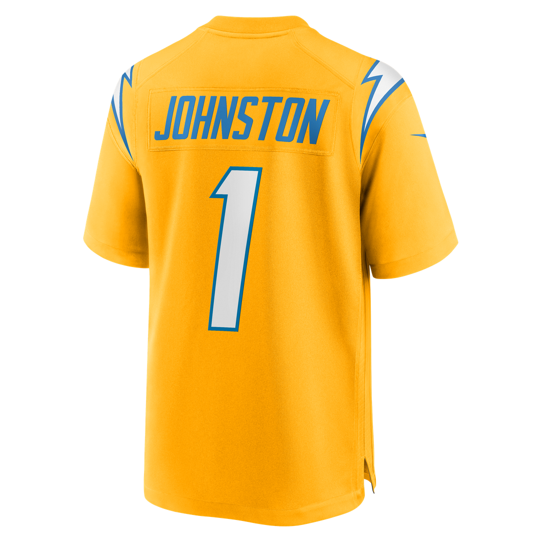 Men's Los Angeles Chargers Quentin Johnston Nike Navy Alternate Super Chargers Game Player Jersey