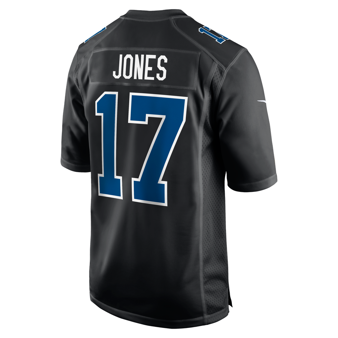 Men's Indianapolis Colts Daniel Jones Nike Carbon Black Fashion Game Jersey