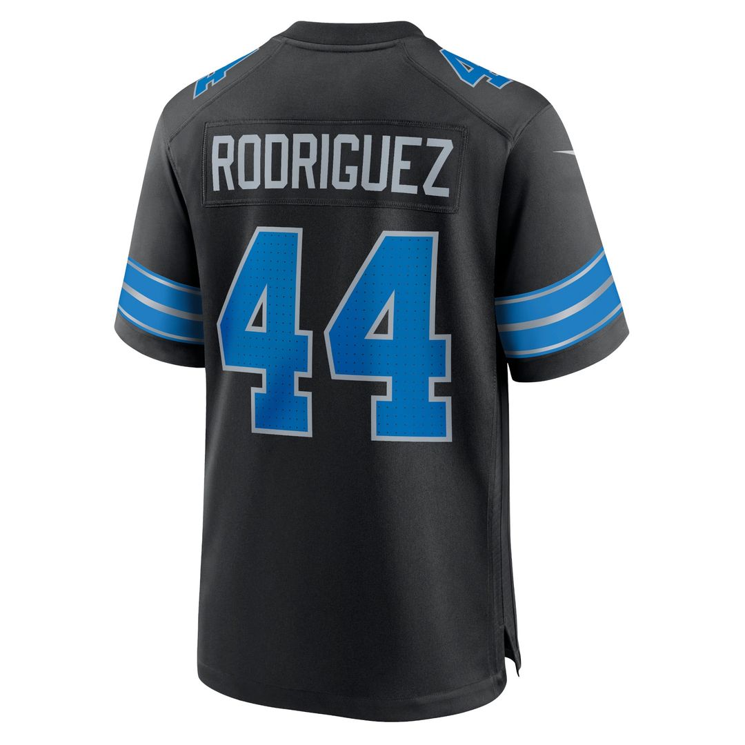 Men's Detroit Lions Malcolm Rodriguez Nike Blue Game Jersey