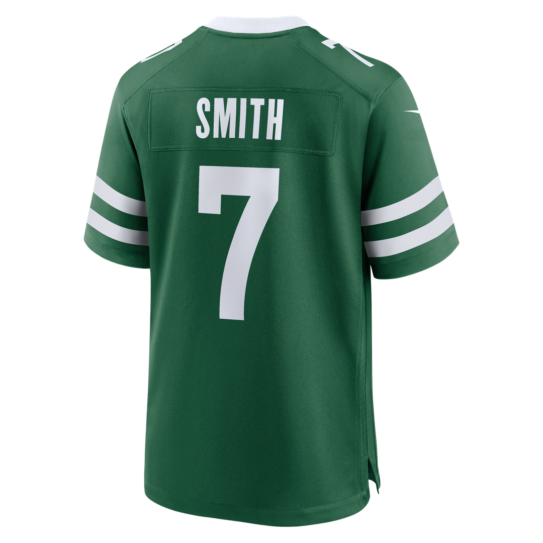 Men's New York Jets Geno Smith Nike Legacy Green Game Jersey
