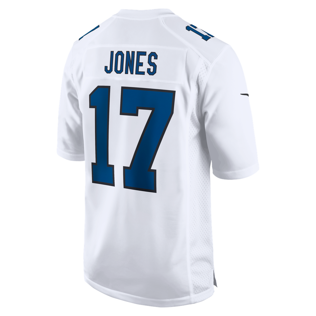 Men's Indianapolis Colts Daniel Jones Nike Tundra White Fashion Game Jersey