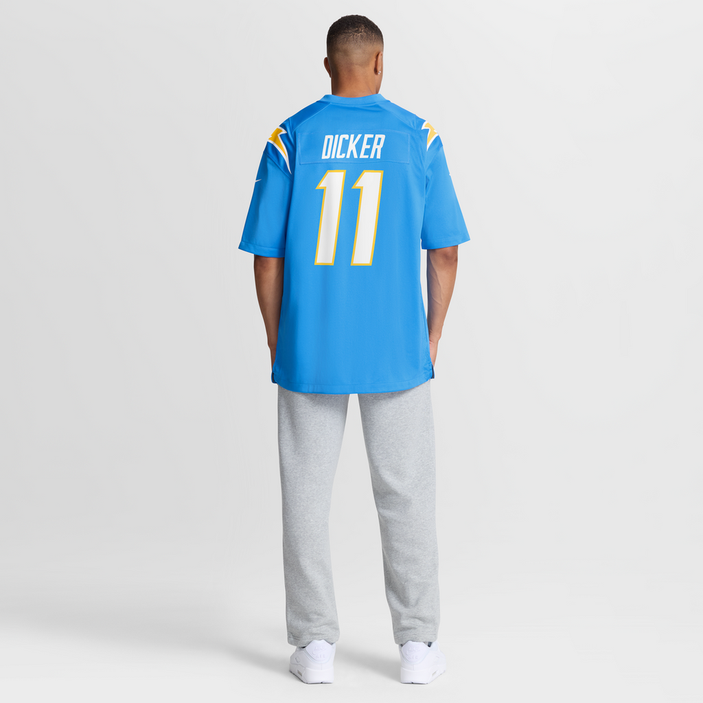 Men's Los Angeles Chargers Cameron Dicker Nike Powder Blue Game Jersey