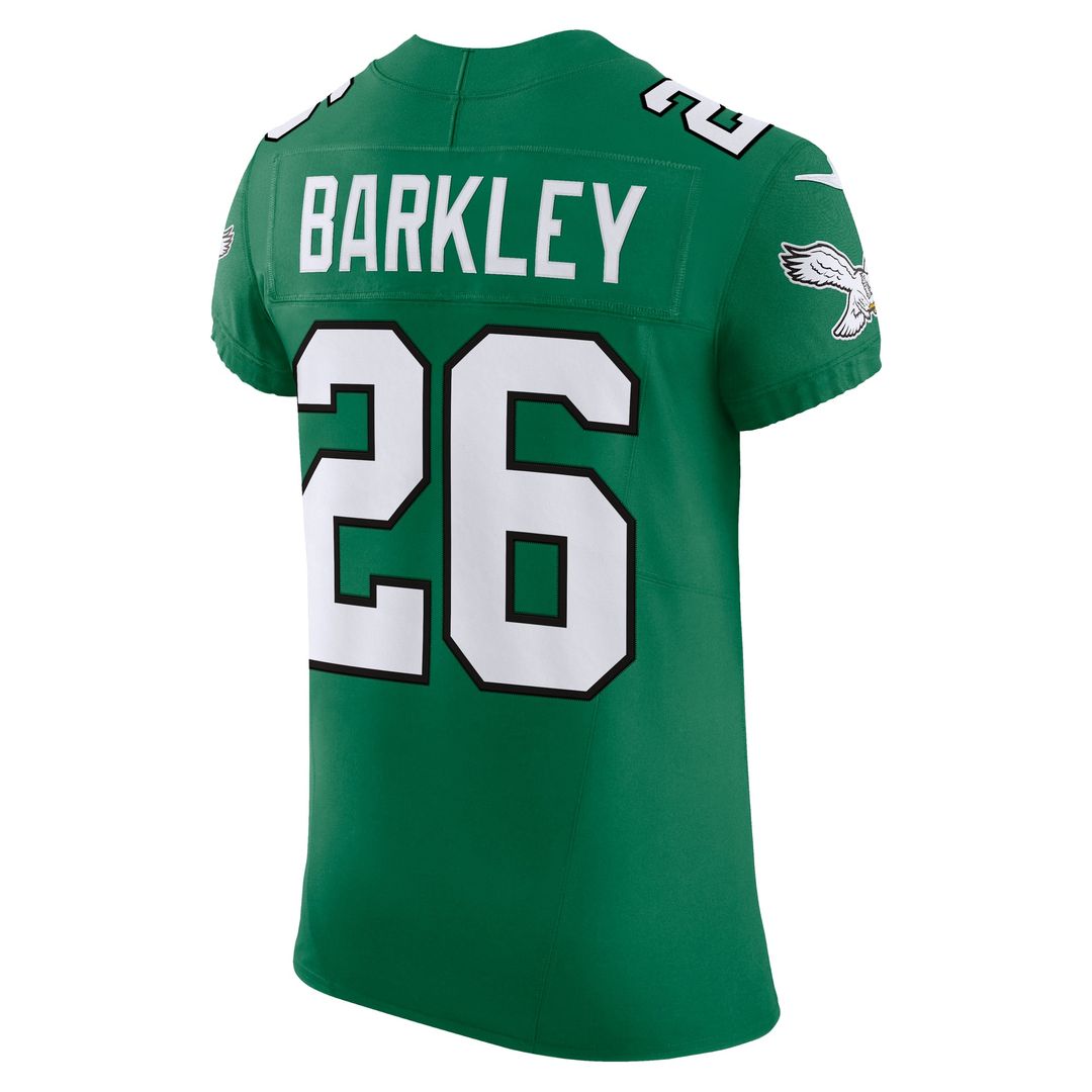 Men's Philadelphia Eagles Saquon Barkley Nike Black Alternate Vapor F.U.S.E. Elite Jersey