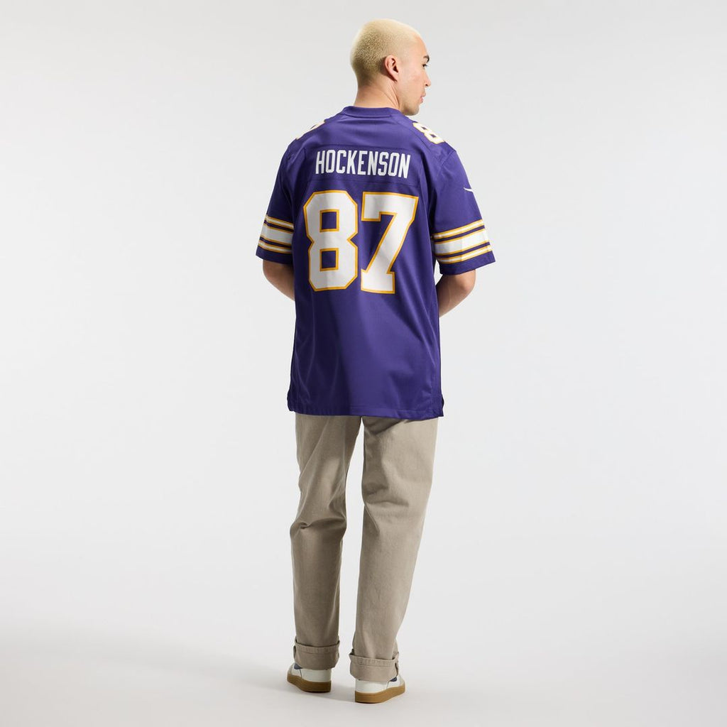 Men's Minnesota Vikings T.J. Hockenson Nike Purple Classic Player Game Jersey