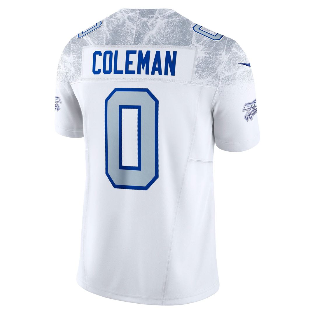 Men's Buffalo Bills Keon Coleman Nike White Rivalries Collection Stitched Limited Jersey