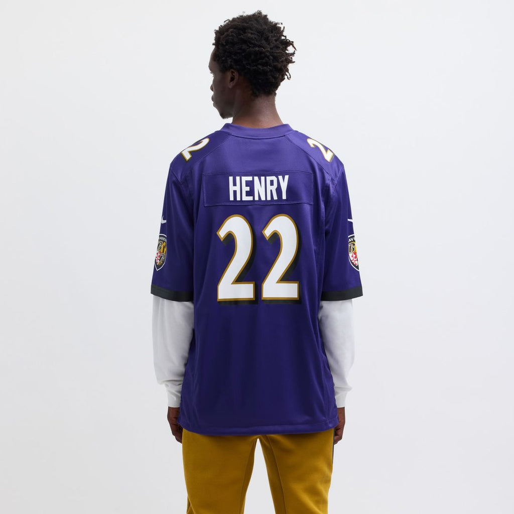 Men's Baltimore Ravens Derrick Henry Nike Purple Game Player Jersey