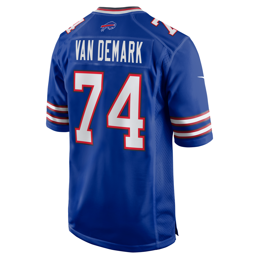 Men's Buffalo Bills Ryan Van Demark Nike Royal Game Player Jersey