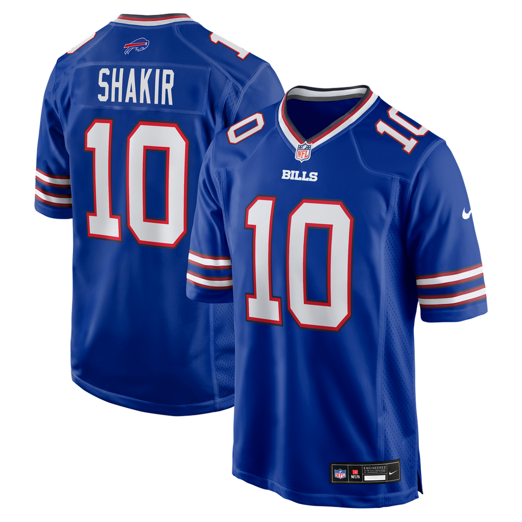 Men's Buffalo Bills Khalil Shakir Nike Royal Game Jersey