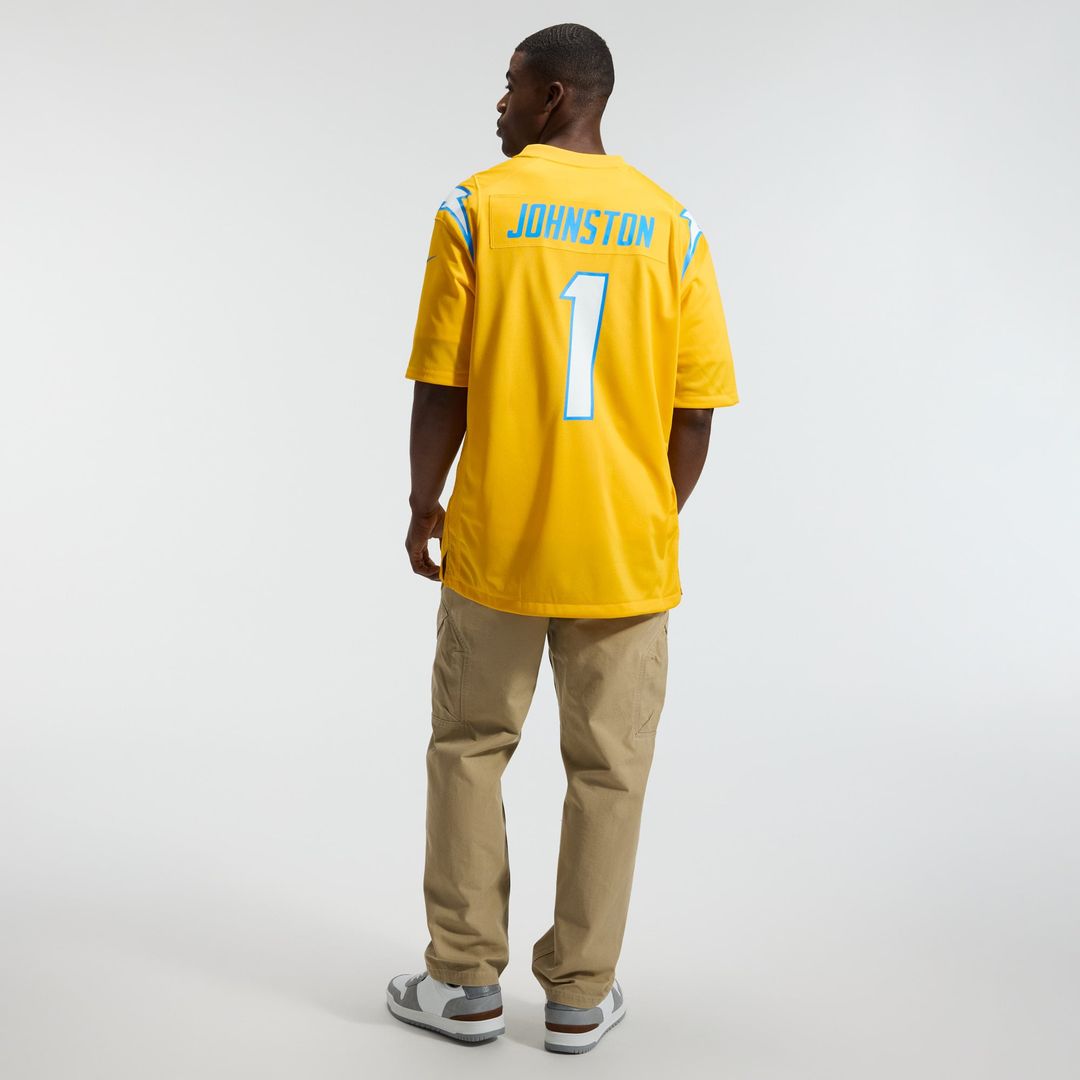 Men's Los Angeles Chargers Quentin Johnston Nike Powder Blue  Game Player Jersey