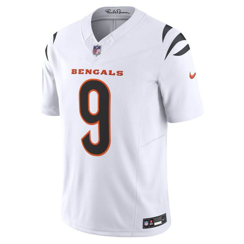 Men's Cincinnati Bengals Joe Burrow Nike Orange Vapor F.U.S.E. Limited Jersey