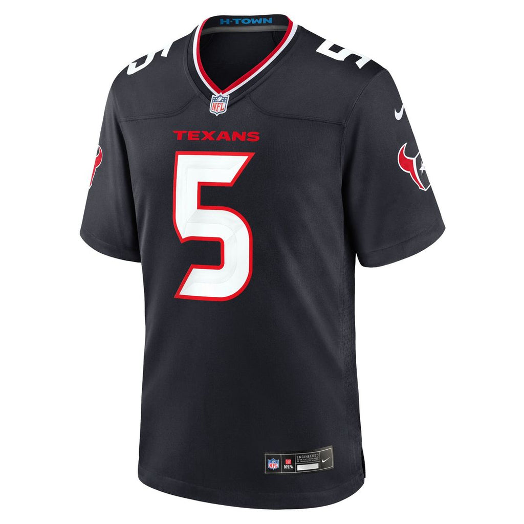 Men's Houston Texans Jalen Pitre Nike Red Alternate Game Jersey