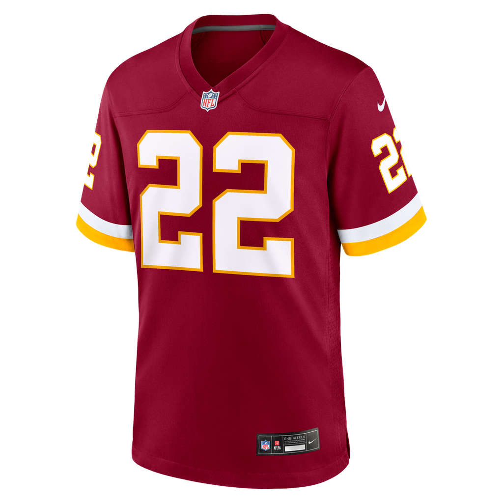 Men's Washington Commanders Jacory Croskey-Merritt Nike White Game Super Bowl Era Jersey