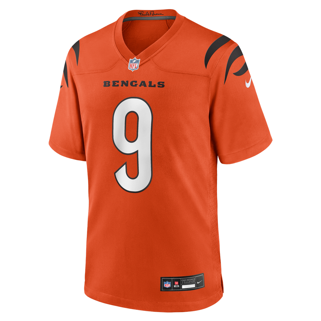 Men's Cincinnati Bengals Joe Burrow Nike Orange Alternate  Game Jersey