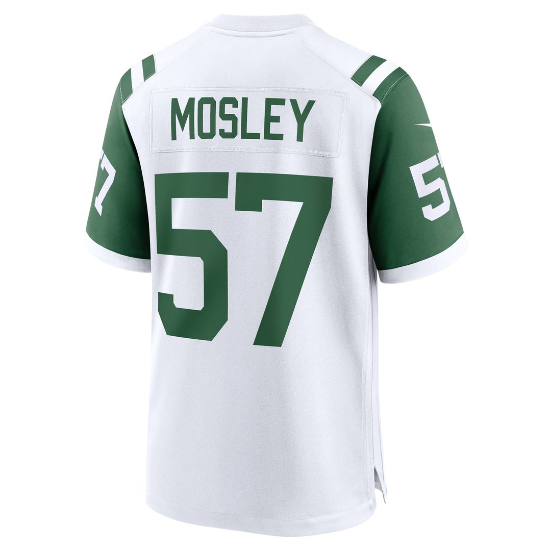 Men's New York Jets C.J. Mosley Nike White Classic Alternate Game Jersey