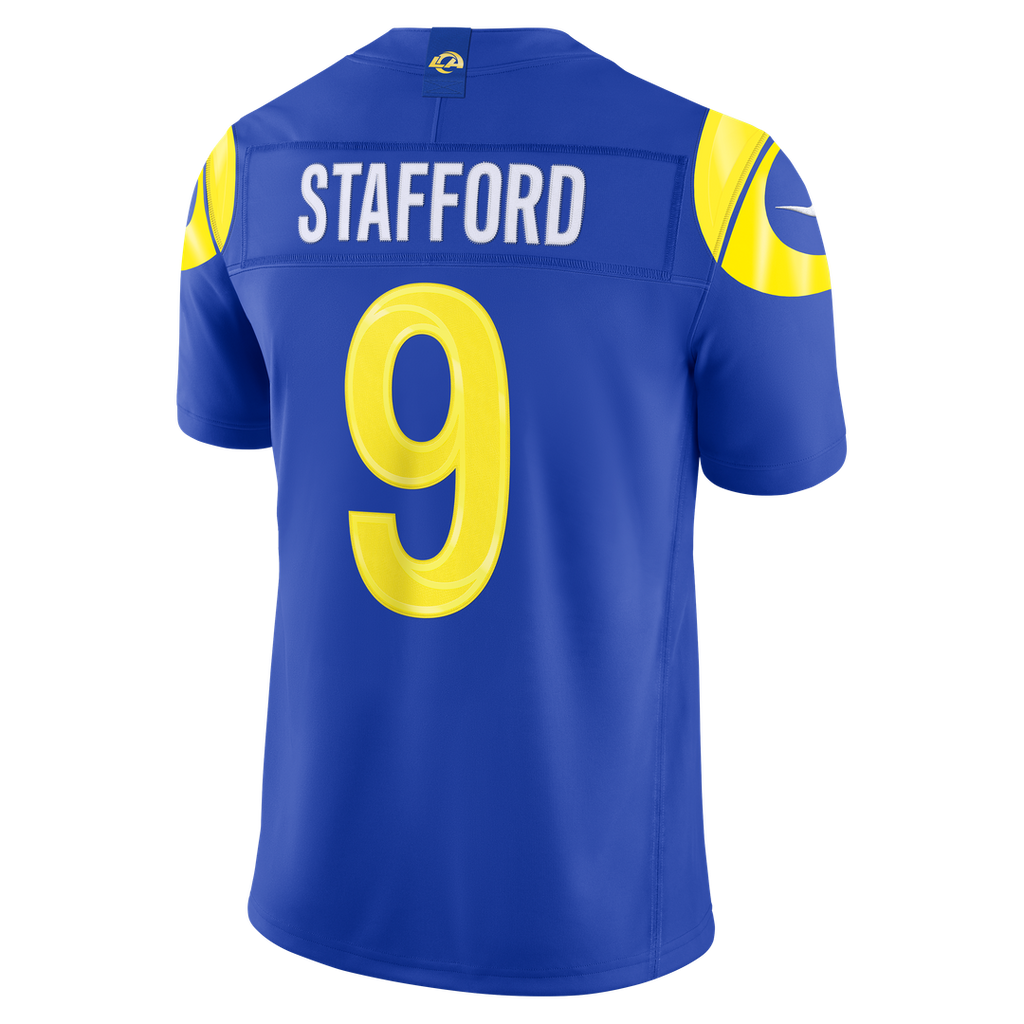 Men's Los Angeles Rams Matthew Stafford Nike White Vapor F.U.S.E. Stitched Limited Jersey