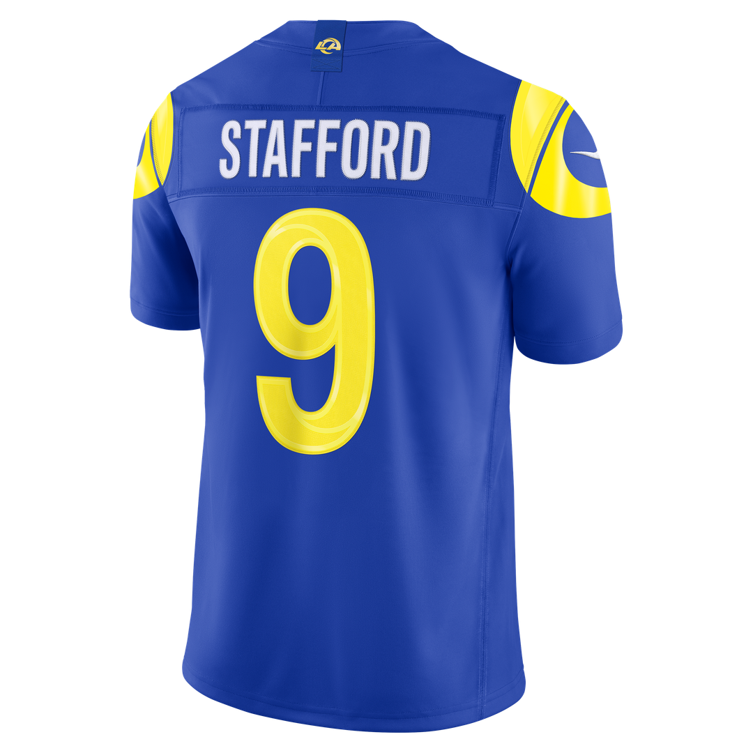 Men's Los Angeles Rams Matthew Stafford Nike White Vapor F.U.S.E. Stitched Limited Jersey